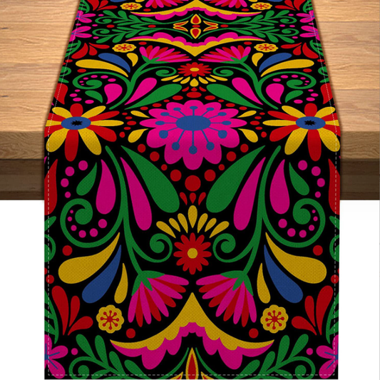 Linen Table Runner for Home and Restaurant Decoration