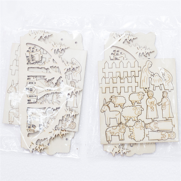 Christmas Wooden Table Decoration and 3D Ornament