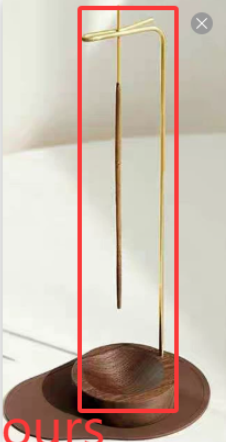 Wood Incense Holder