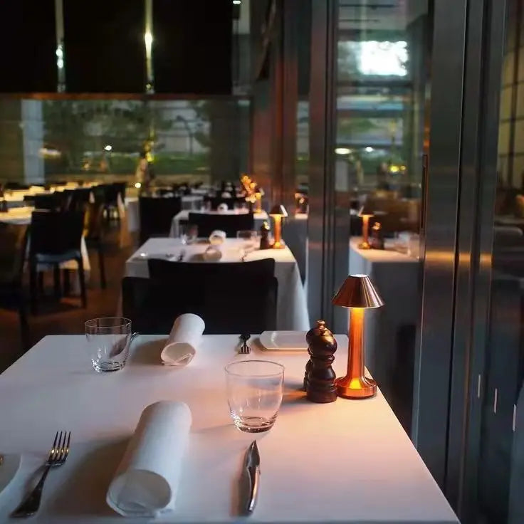 Cordless Rechargeable LED Table Lamp for Home & Cafe