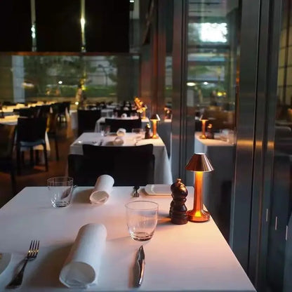 Cordless Rechargeable LED Table Lamp for Home & Cafe