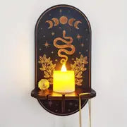Creative Animal Crystal Shelf and Wall Candle Holder