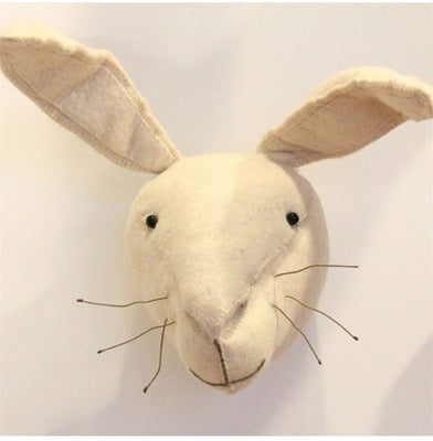 Handmade 3D Animal Wall Decor for Kids' Room