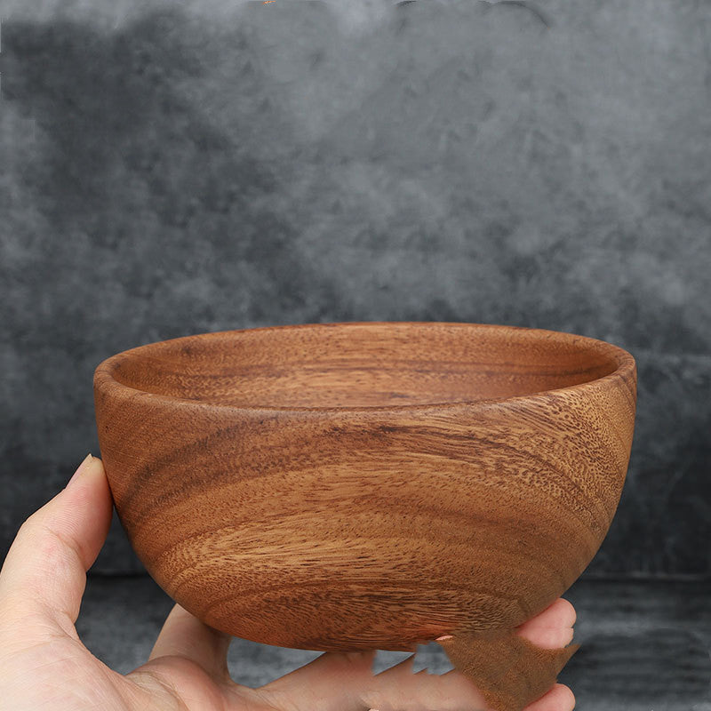 Unfinished Wax-Free Wooden Bowl