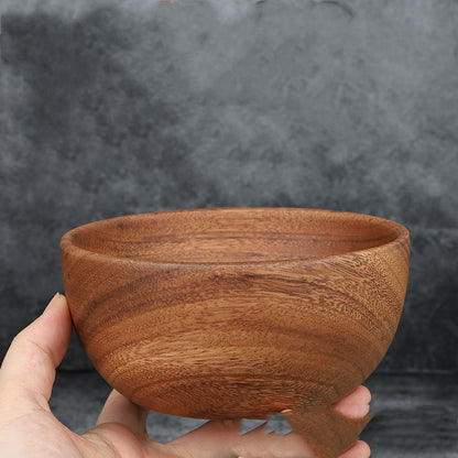 Unfinished Wax-Free Wooden Bowl