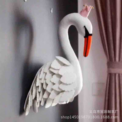 Handmade 3D Animal Wall Decor for Kids' Room
