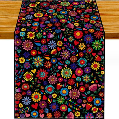 Linen Table Runner for Home and Restaurant Decoration