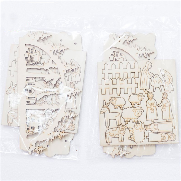 Christmas Wooden Table Decoration and 3D Ornament