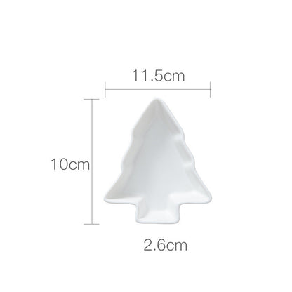 Creative Ceramic Christmas Tree Snack Dish Tableware