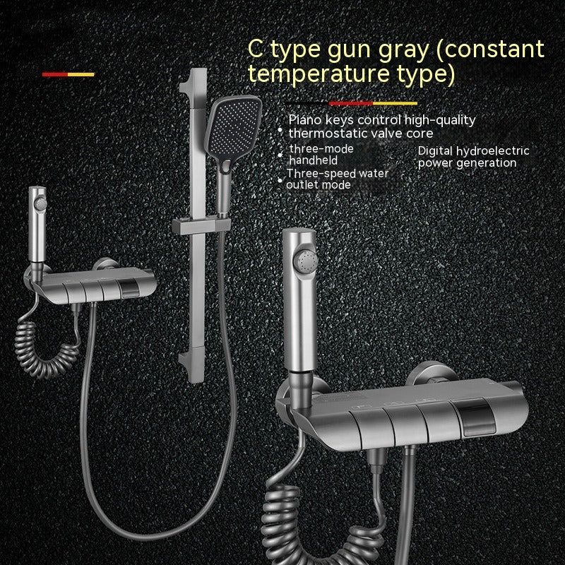 Shower Set with Digital Display