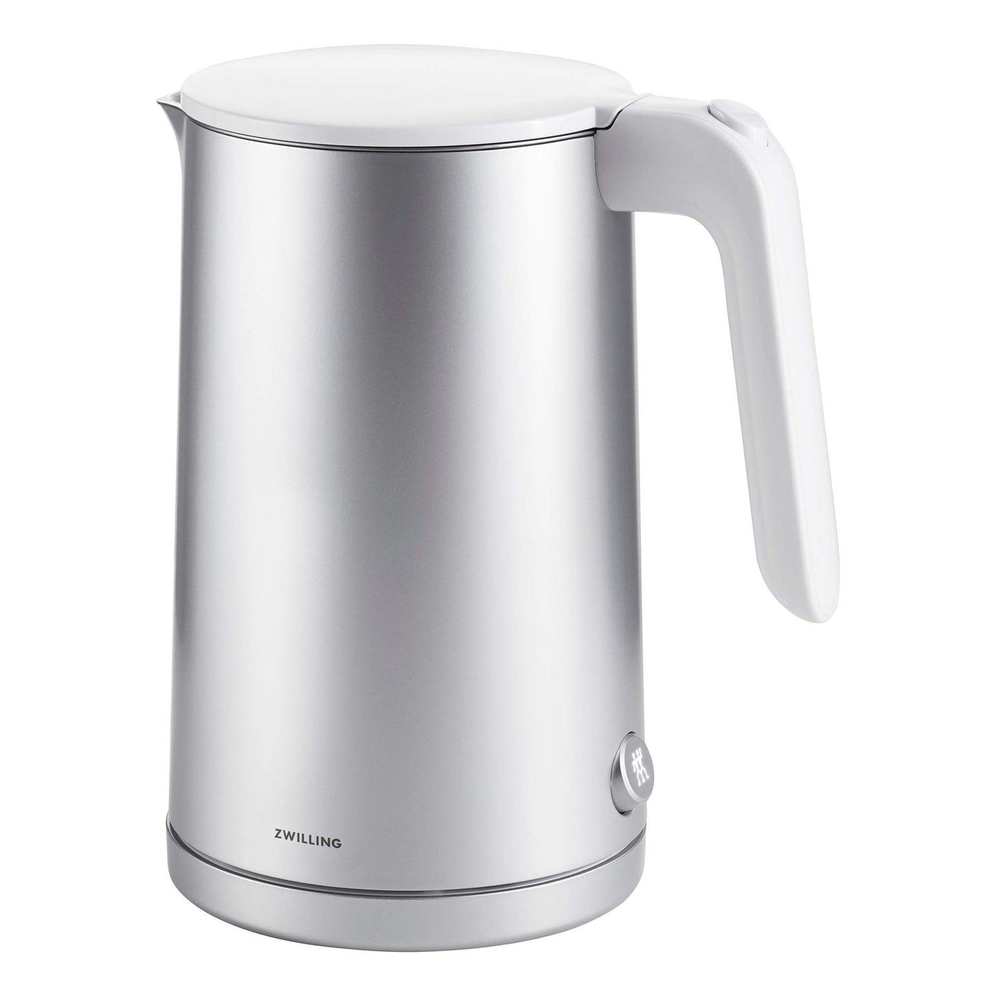 ZWILLING Enfinigy Cool Touch 1.5-Liter Electric Kettle Cordless Tea Kettle & Hot Water Silver