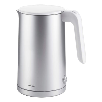 ZWILLING Enfinigy Cool Touch 1.5-Liter Electric Kettle Cordless Tea Kettle & Hot Water Silver