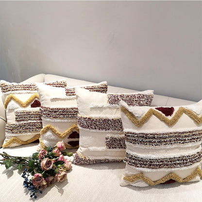 Luxury Handmade Moroccan Cushion Cover Geometric 45x45cm