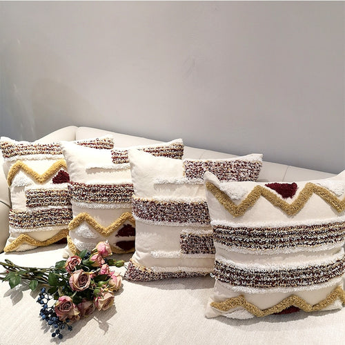 Luxury Handmade Moroccan Cushion Cover Geometric 45x45cm