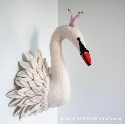 Handmade 3D Animal Wall Decor for Kids' Room